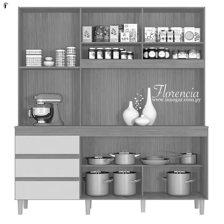 Kit Cocina Florencia / Cedro Champagne, foto 2