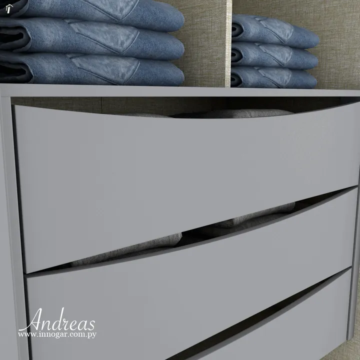 Ropero Andreas D309 / Gris Nature, foto 3