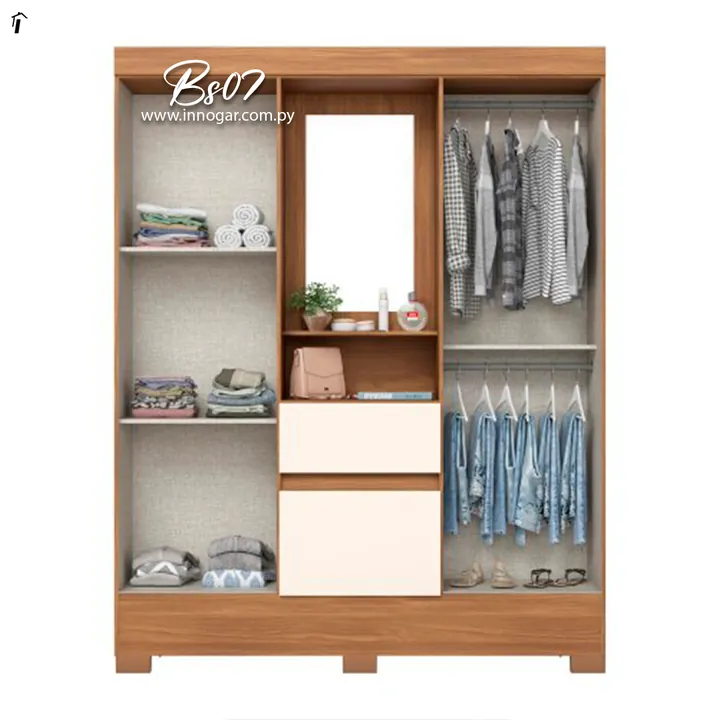 Ropero Bs07 Capelinha Nature Off White, foto 3