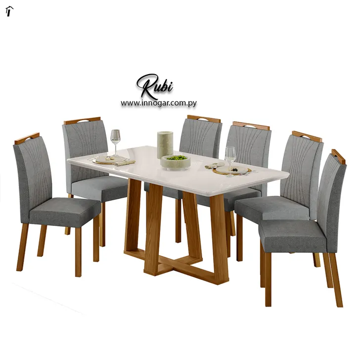 Juego de Comedor Rubi 6 Sillas, foto 2