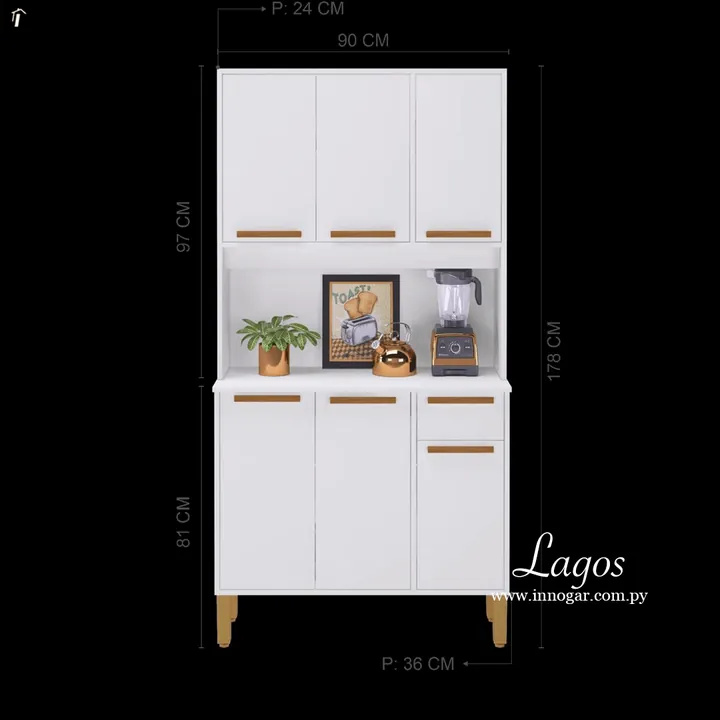 Kit Cocina Lagos / Blanco, foto 2