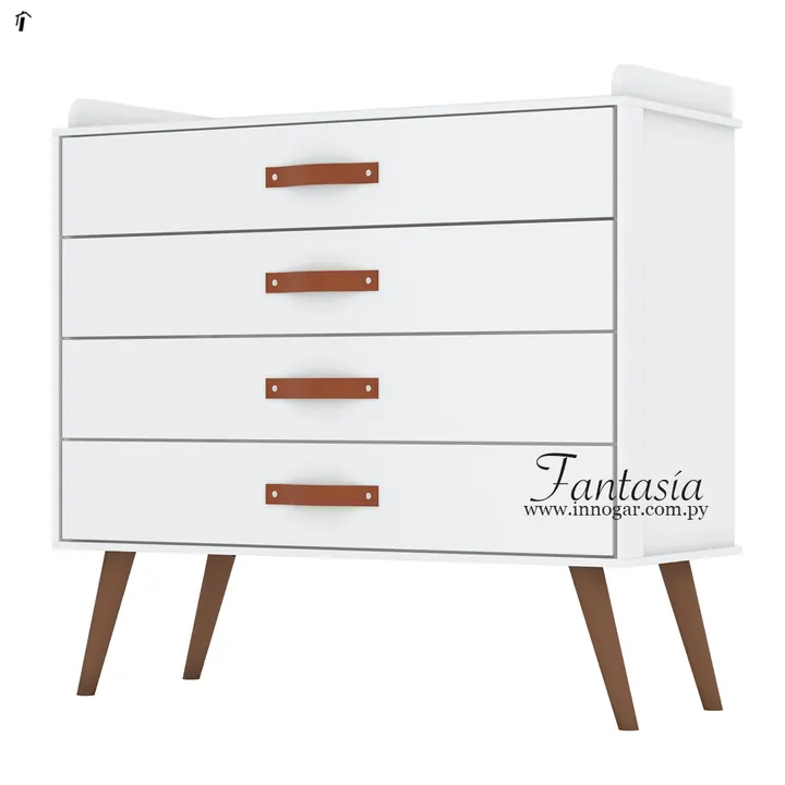 Cómoda Fantasia / Blanco HP Castaño, foto 2
