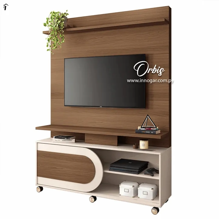 Home Theater Orbis 1.36 Carvalho Off White, foto 2