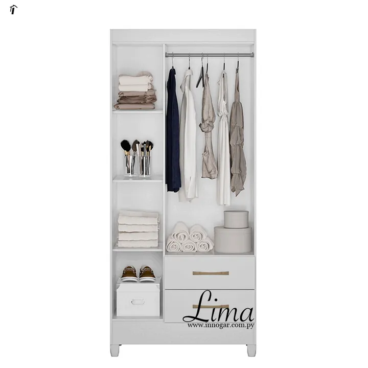 Ropero Lima - Blanco, foto 2