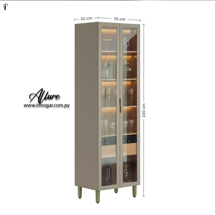 Cristalera Allure Nature / Off White, foto 2