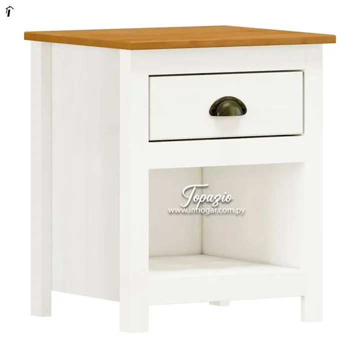 Mesa de Luz Topazio 1C Blanco Freijo, foto 2