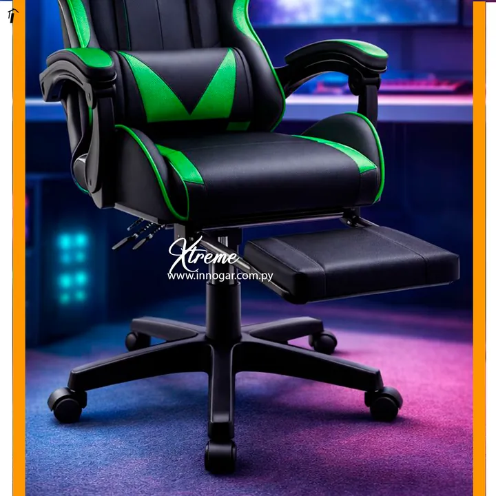 Silla Gamer Xtreme LVS-219 Negro Verde, foto 2