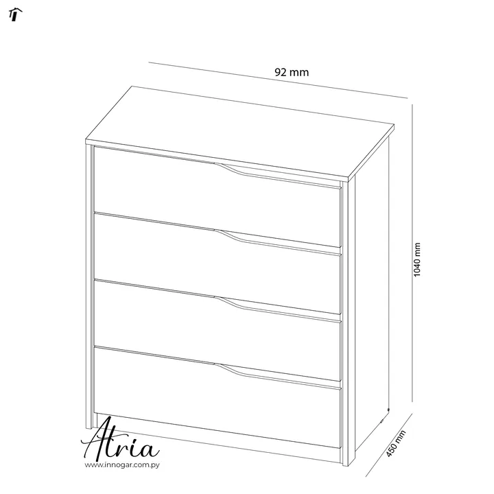 Cómoda Átria - Améndola/Touch, foto 3