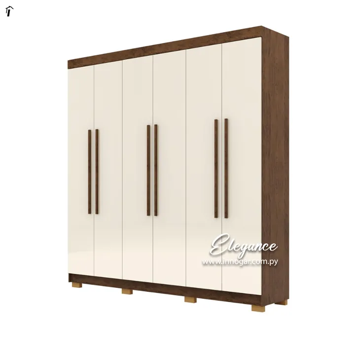 Ropero Elegance / Imbuia - Champagne, foto 2