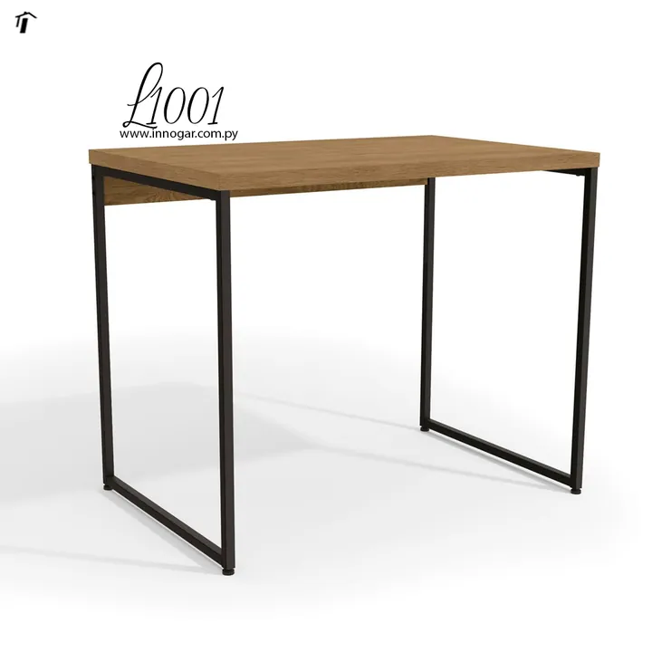 Mesa Secretaria L1001 / Freijo - Negro Fosco, foto 2